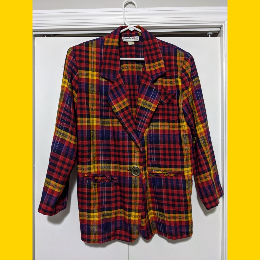 Vintage 80's Beverly Rose Colorway Women's Blazer